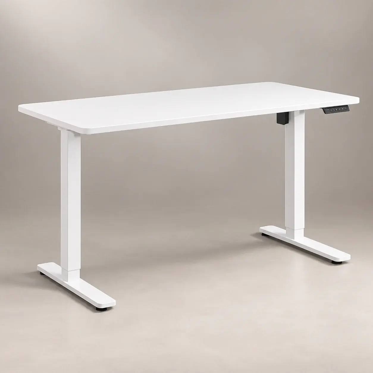 Devoko Bureau Électrique Réglable en Hauteur 160×70cm avec Support Moniteur, Siège Ergonomique, Bureau Debout