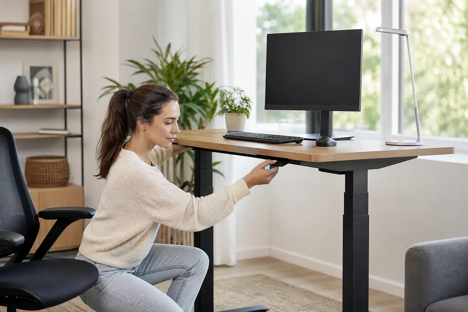 Bureau électrique : comment choisir la bonne hauteur ?