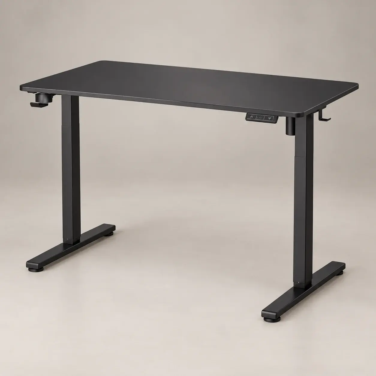 Bureau Électrique Réglable en Hauteur avec Panneau Intelligent à Mémoire de Forme, Bureau Debout, Table pour le Télétravail